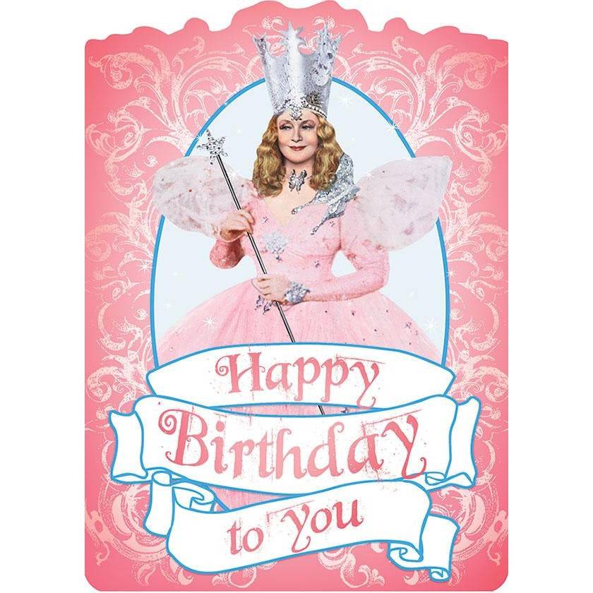 Wizard of Oz Glinda Glitter Card - Olleke Wizarding Shop Amsterdam Brugge London