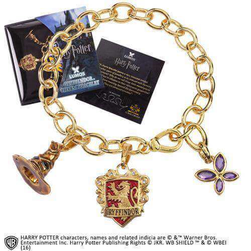 Lumos Gryffindor Charm Bracelet - Olleke Wizarding Shop Amsterdam Brugge London