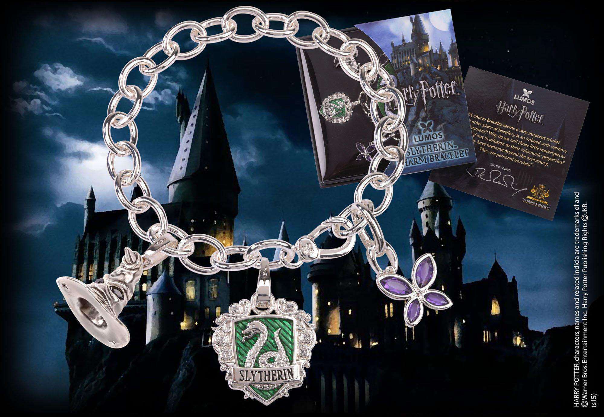 Lumos Slytherin Charm Bracelet - Olleke Wizarding Shop Amsterdam Brugge London