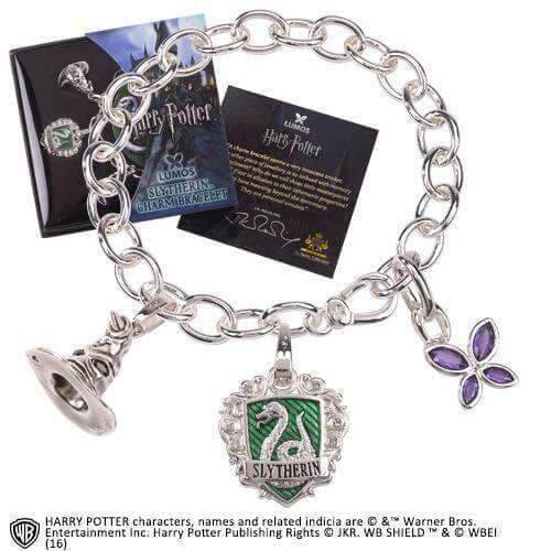 Lumos Slytherin Charm Bracelet - Olleke Wizarding Shop Amsterdam Brugge London