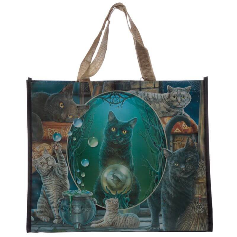 Magic Cat Shopping Bag - Olleke Wizarding Shop Amsterdam Brugge London