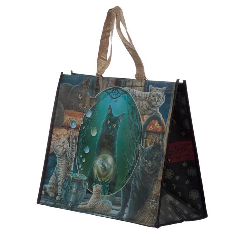 Magic Cat Shopping Bag - Olleke Wizarding Shop Amsterdam Brugge London