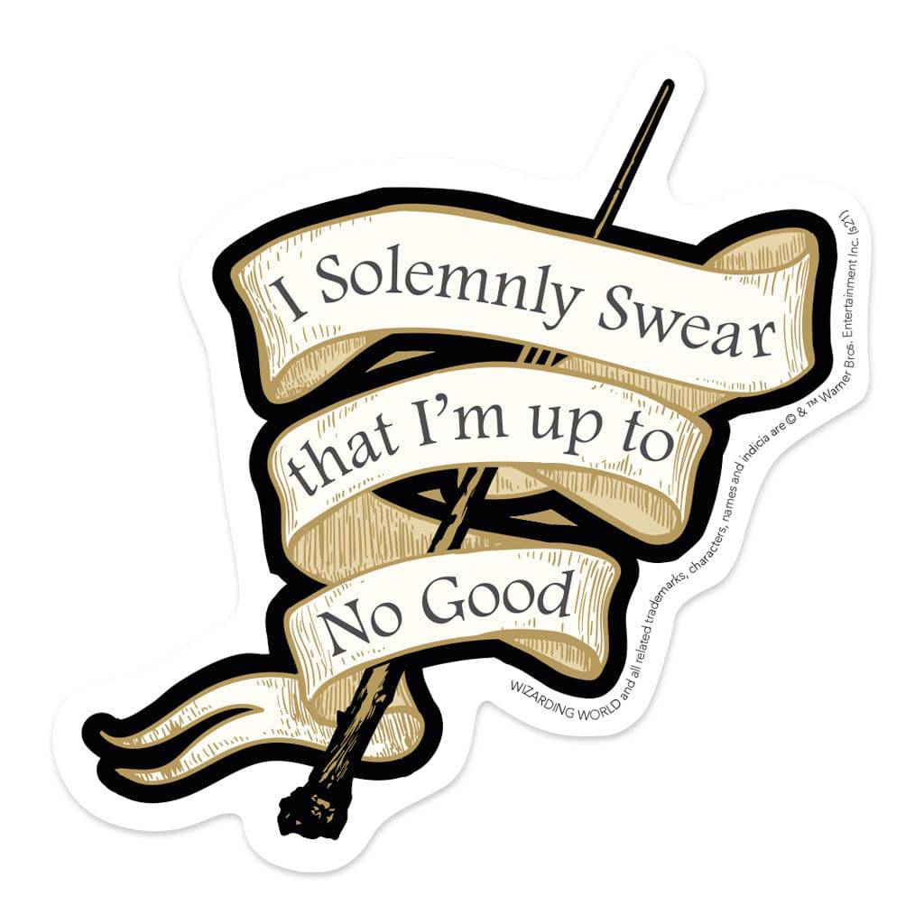 Solemnly Swear Banner Vinyl Sticker - Olleke Wizarding Shop Amsterdam Brugge London