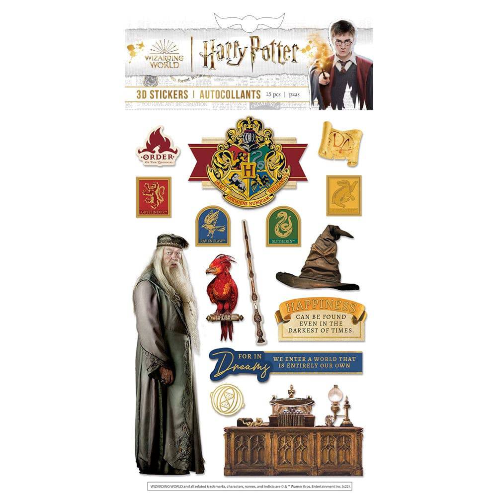 Harry Potter Stickers - Dumbledore 3D - Olleke Wizarding Shop Amsterdam Brugge London