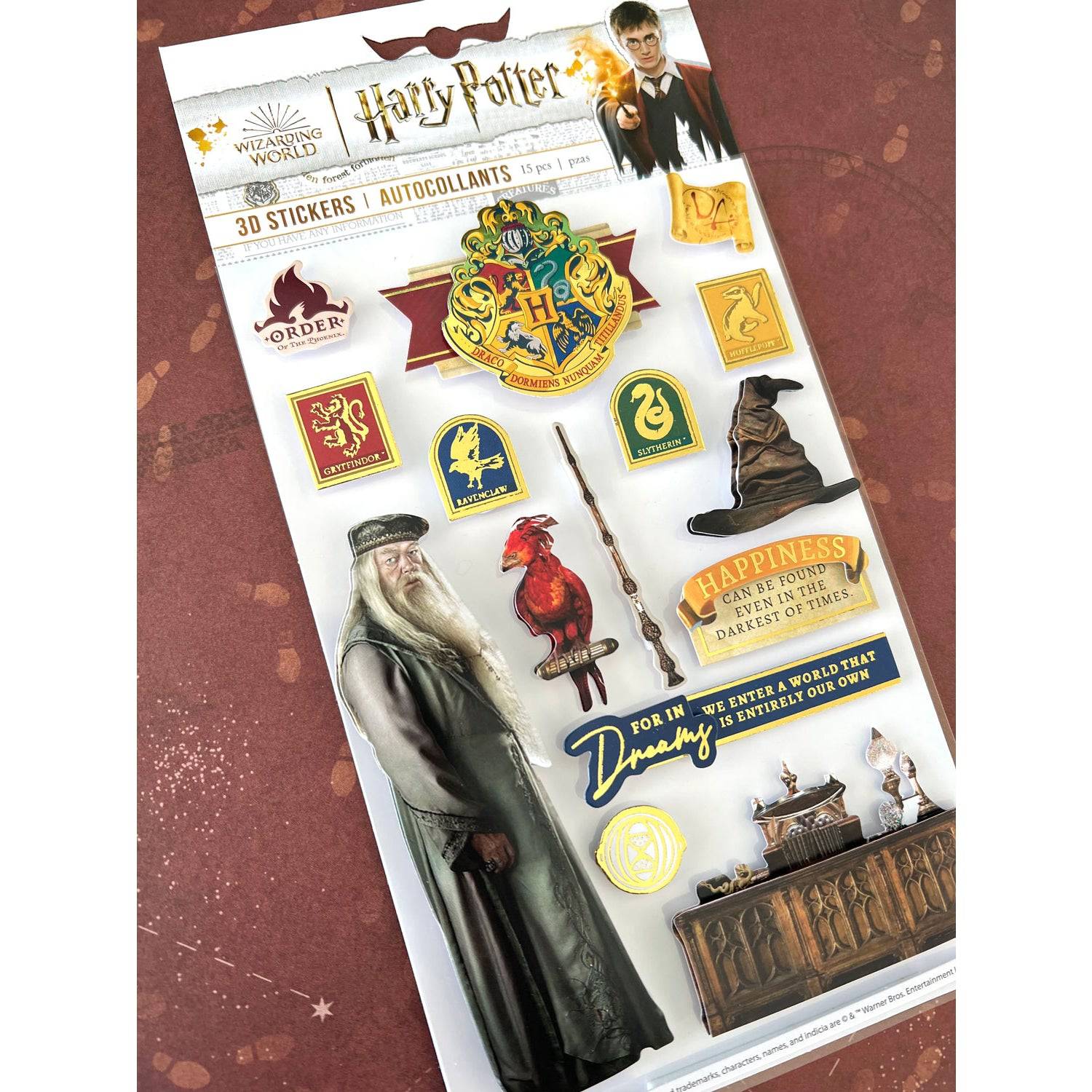 Harry Potter Stickers - Dumbledore 3D - Olleke Wizarding Shop Amsterdam Brugge London