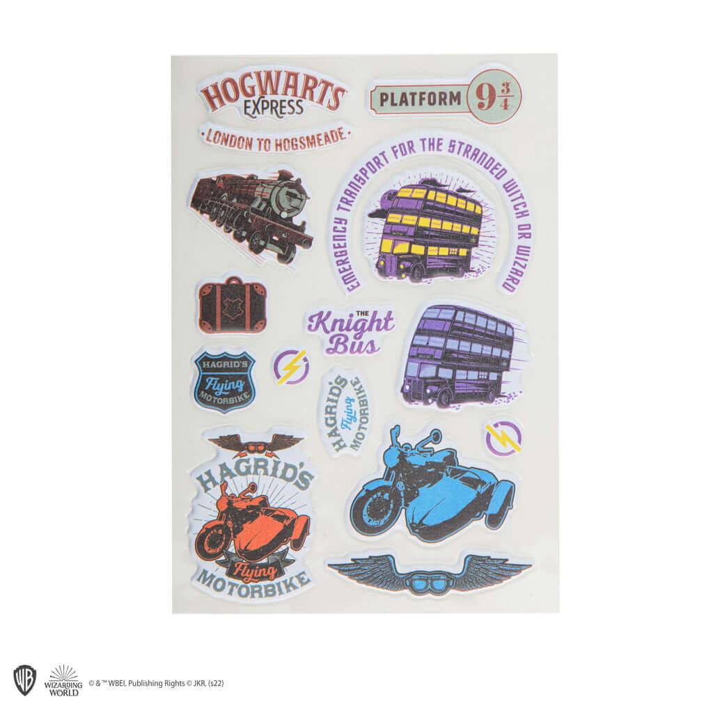 Magical Motors Puffy Foam Stickers - Olleke Wizarding Shop Amsterdam Brugge London