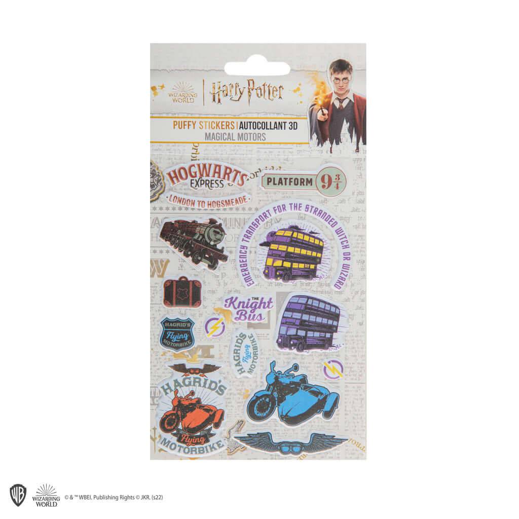 Magical Motors Puffy Foam Stickers - Olleke Wizarding Shop Amsterdam Brugge London