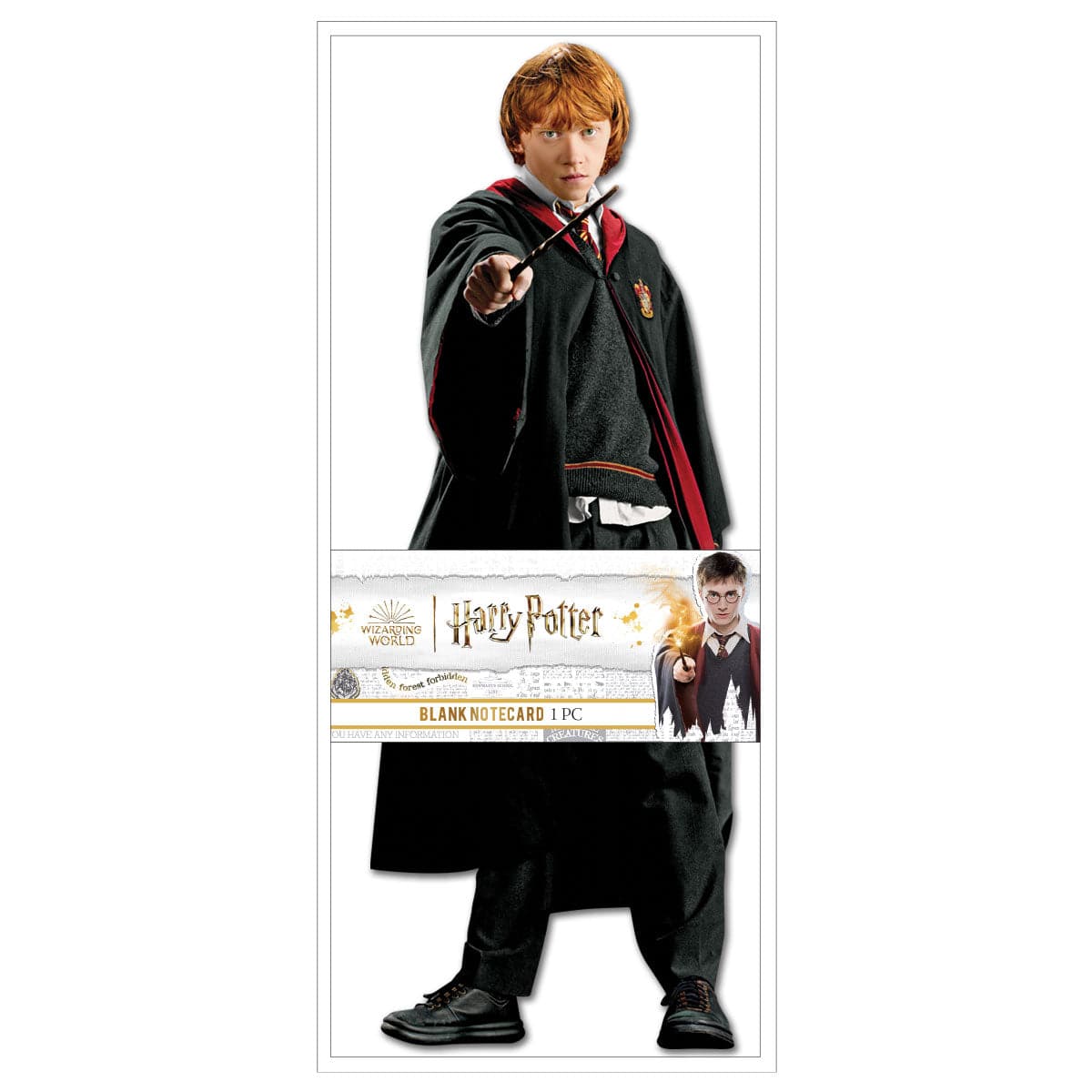 Harry Potter Note Card - Ron Weasley - Olleke Wizarding Shop Amsterdam Brugge London