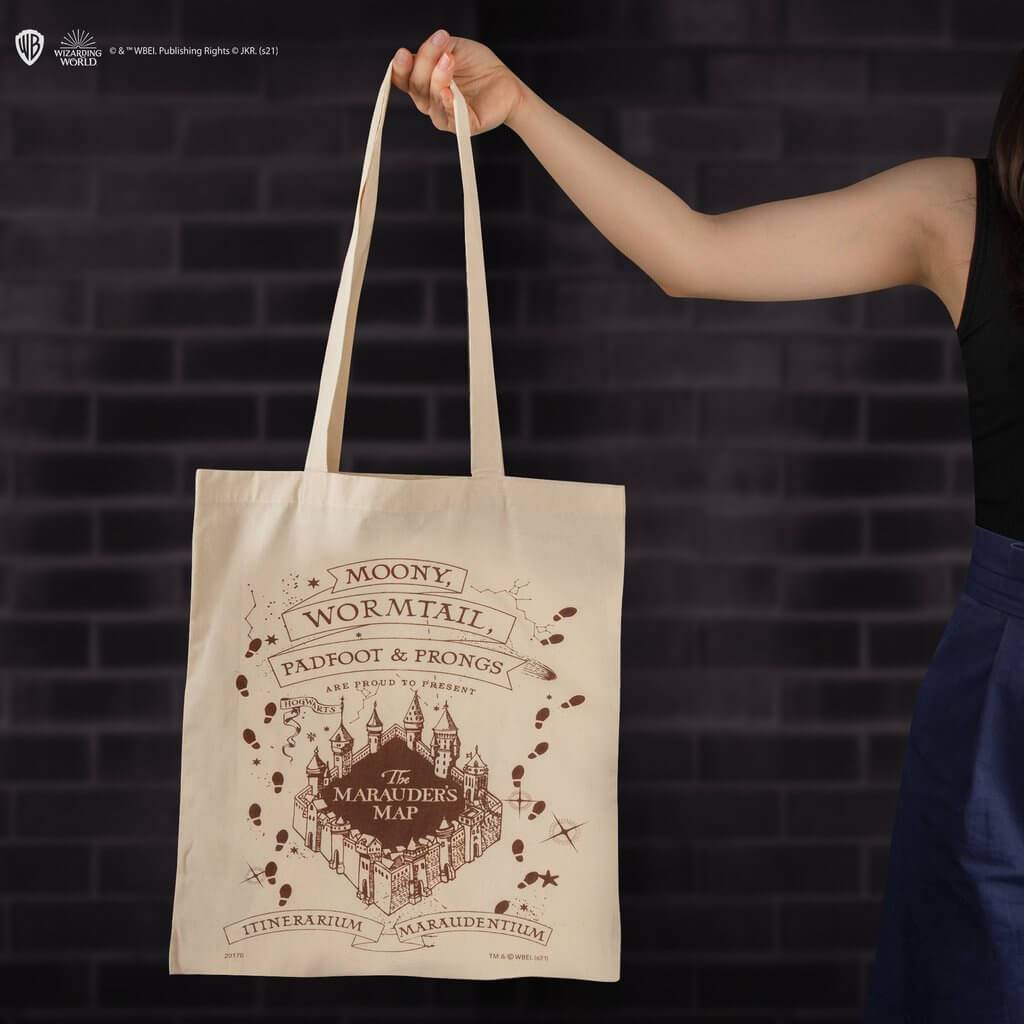 Marauder's Map Tote Bag - Olleke Wizarding Shop Amsterdam Brugge London