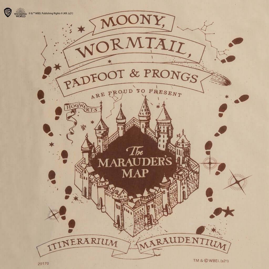 Marauder's Map Tote Bag - Olleke Wizarding Shop Amsterdam Brugge London