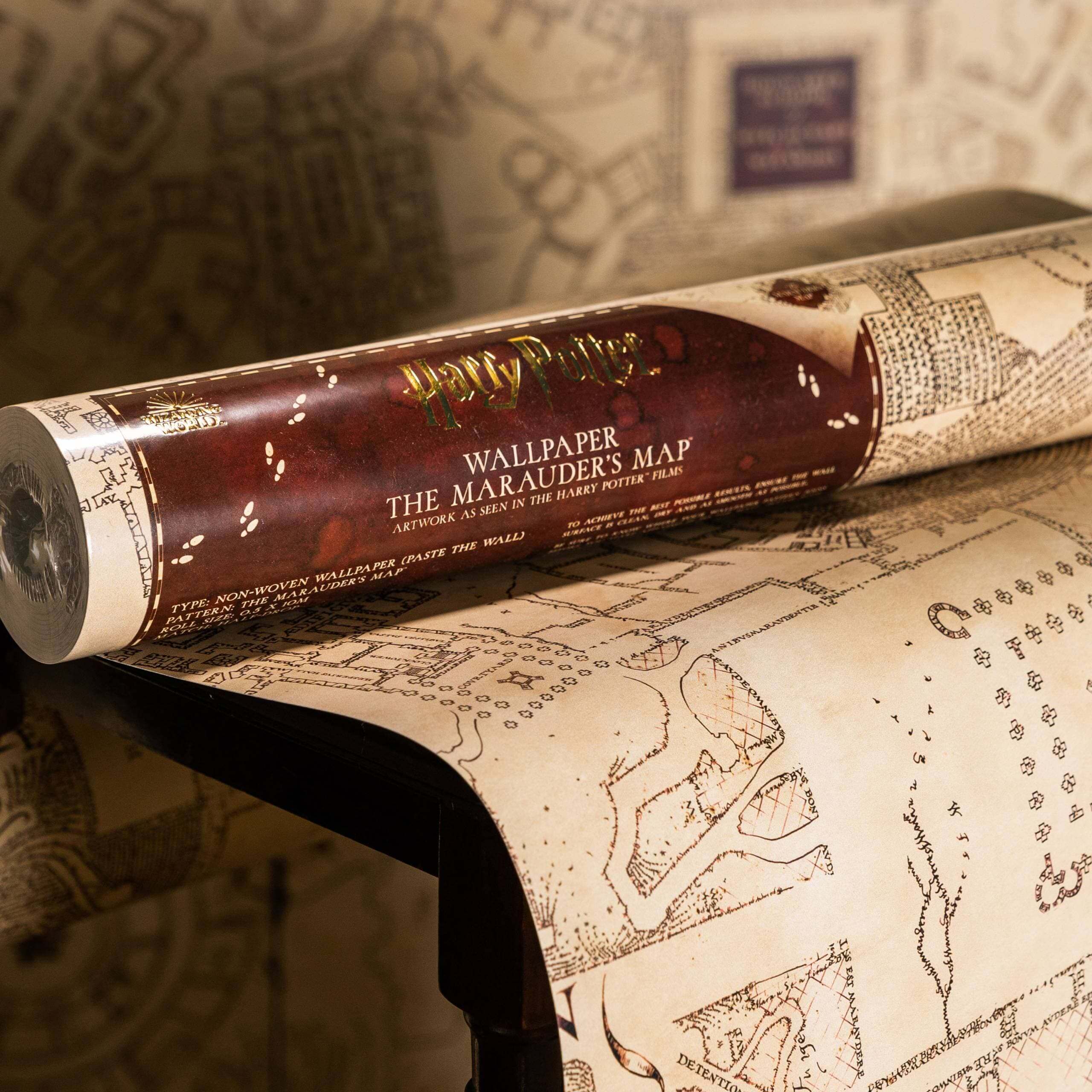 Marauder's Map Wallpaper - Olleke Wizarding Shop Amsterdam Brugge London