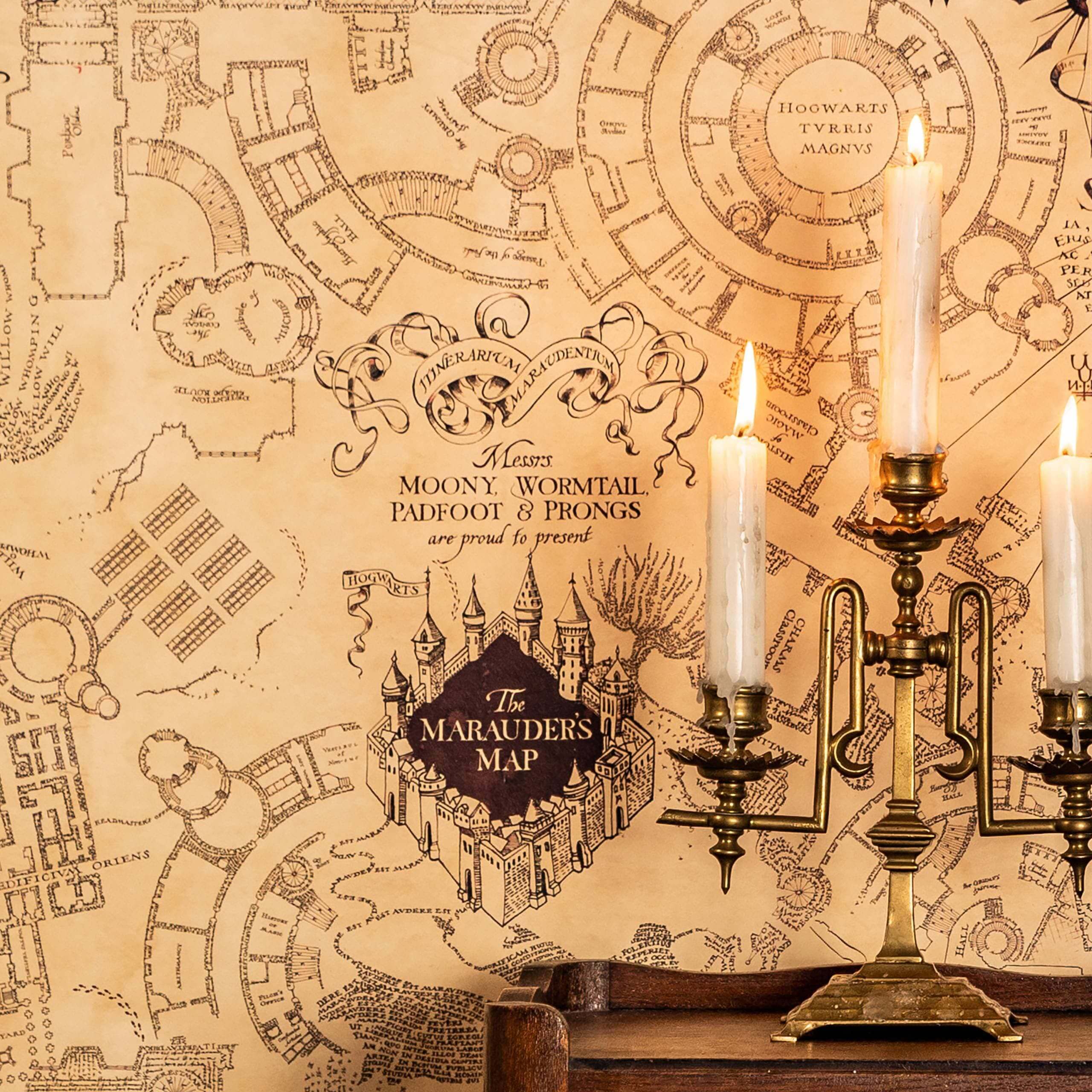 Marauder's Map Wallpaper - Olleke Wizarding Shop Amsterdam Brugge London