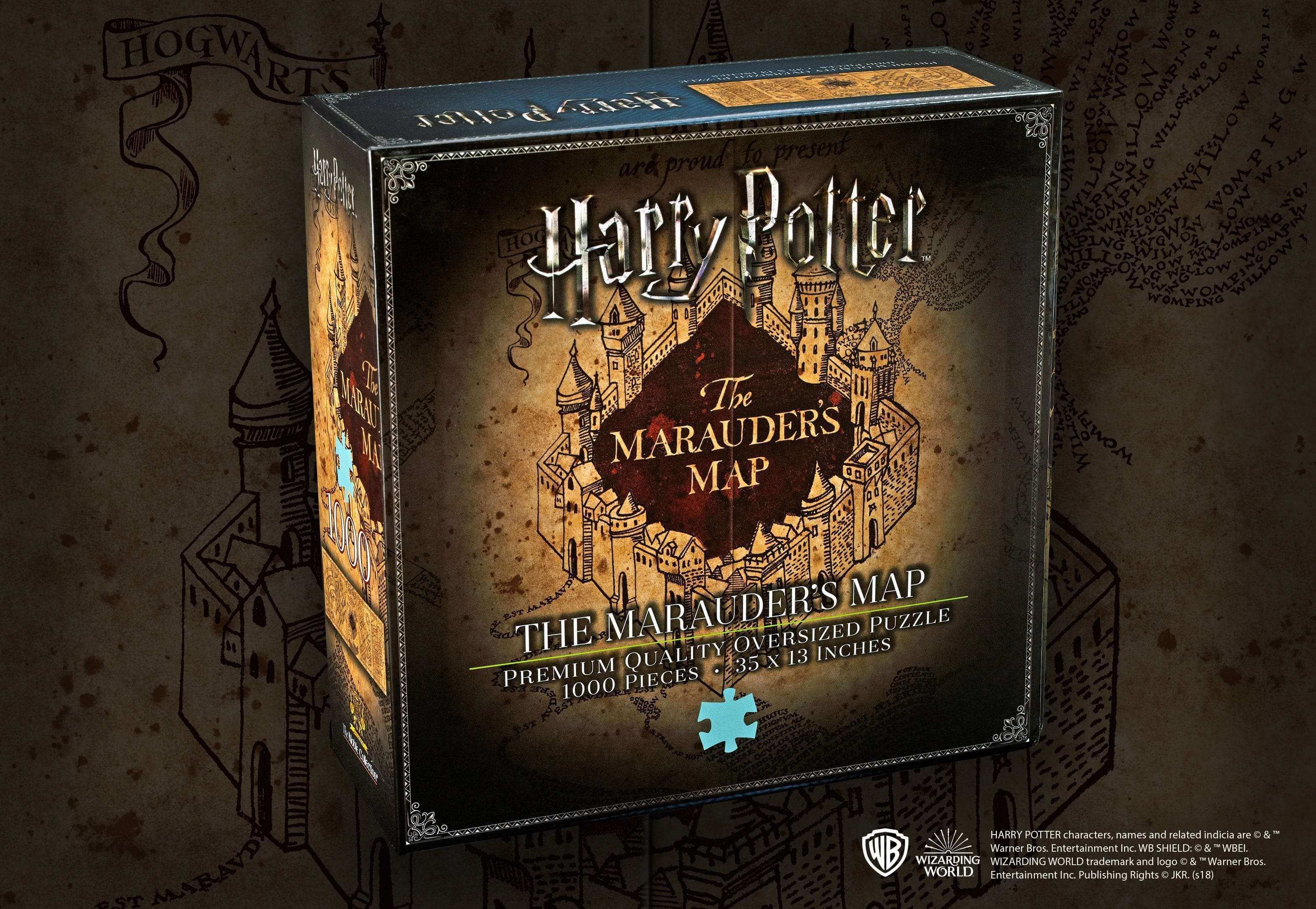 Marauders Map 1,000pc Jigsaw Puzzle - Olleke Wizarding Shop Amsterdam Brugge London