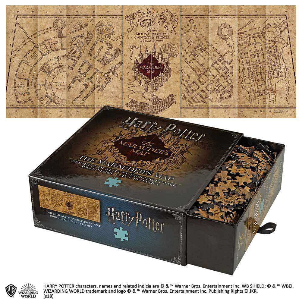 Marauders Map 1,000pc Jigsaw Puzzle - Olleke Wizarding Shop Amsterdam Brugge London