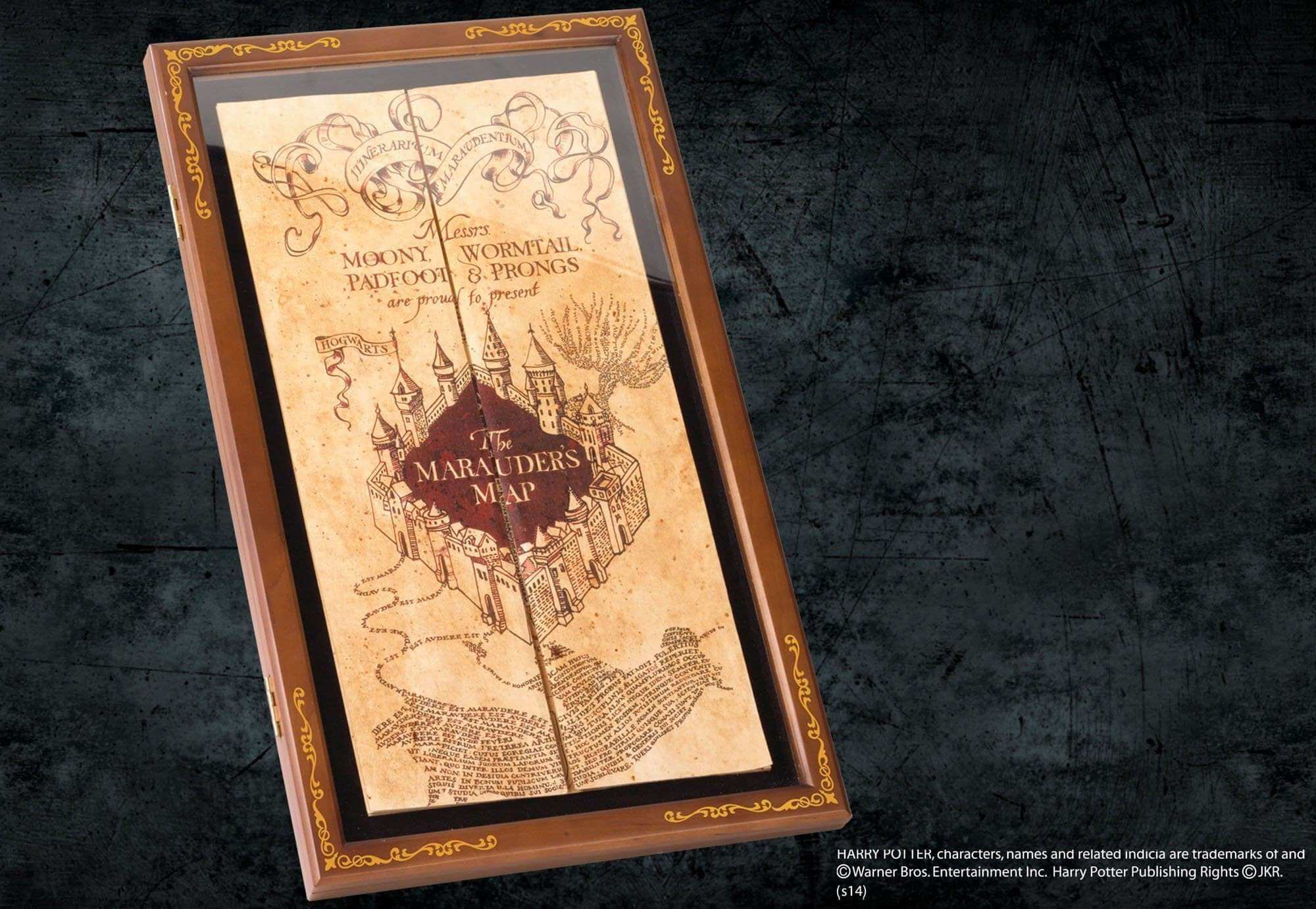 Marauder’s Map Display Case - Olleke Wizarding Shop Amsterdam Brugge London