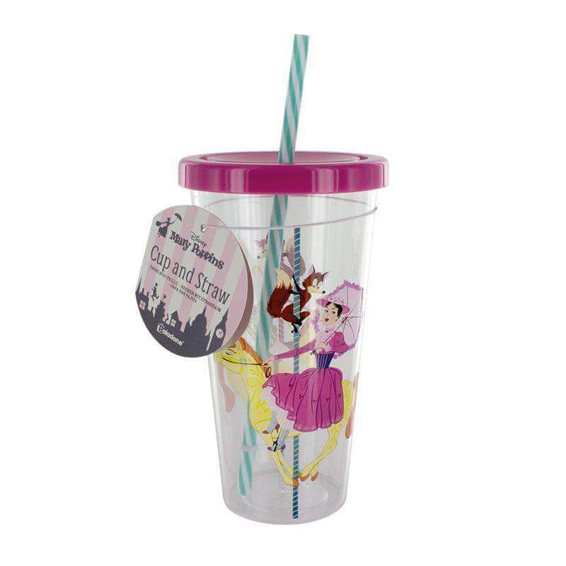 Mary Poppins Cup and Straw - Olleke Wizarding Shop Amsterdam Brugge London