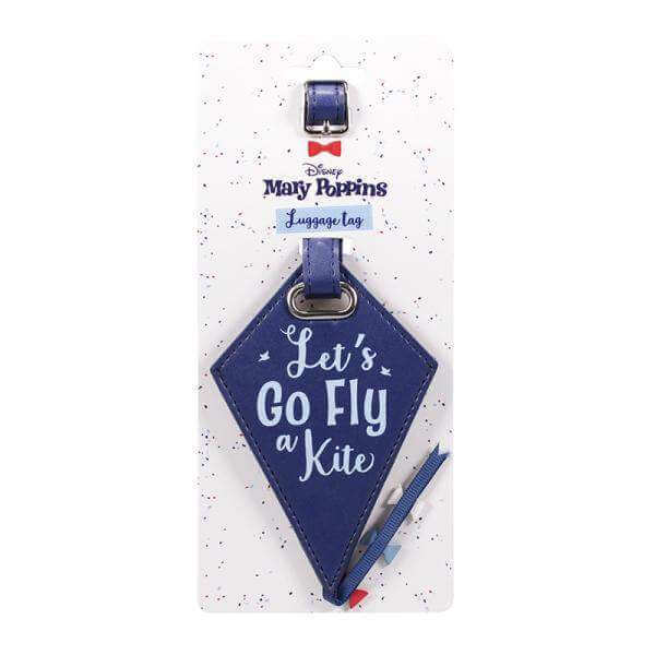 Mary Poppins Luggage Tag - Let's Go Fly a Kite - Olleke Wizarding Shop Amsterdam Brugge London