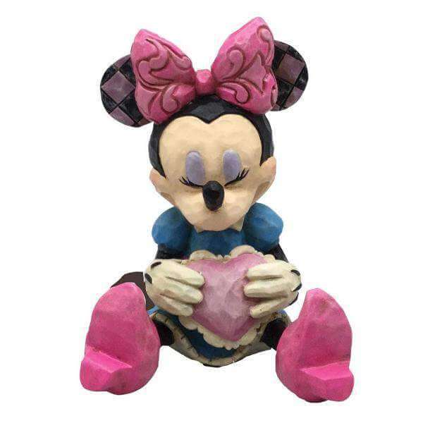 Minnie Mouse with Heart Mini Figurine - Olleke Wizarding Shop Amsterdam Brugge London