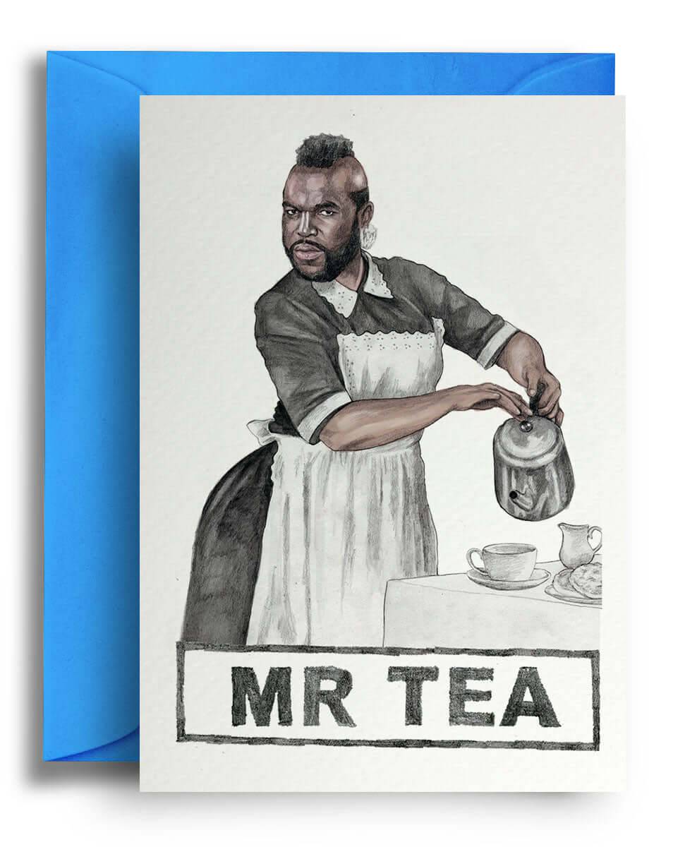 Mr Tea Greeting Card - Olleke Wizarding Shop Amsterdam Brugge London