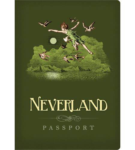 Neverland Passport Notebook - Olleke Wizarding Shop Amsterdam Brugge London