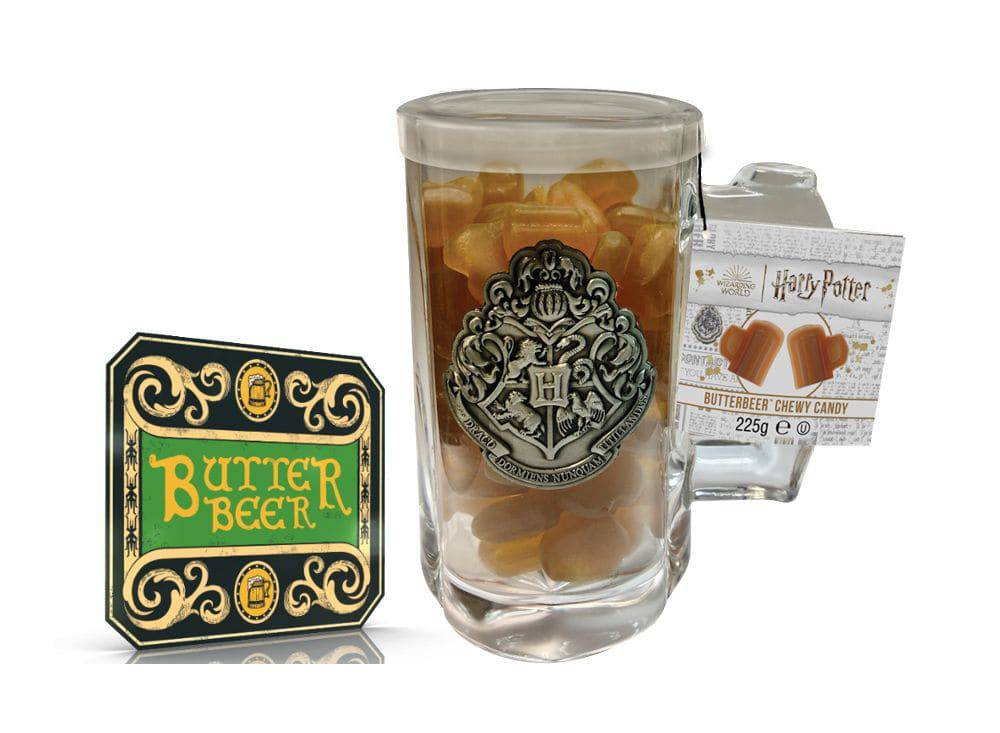 Harry Potter ButterBeer Chewy Candy Glass Tankard - Olleke Wizarding Shop Amsterdam Brugge London