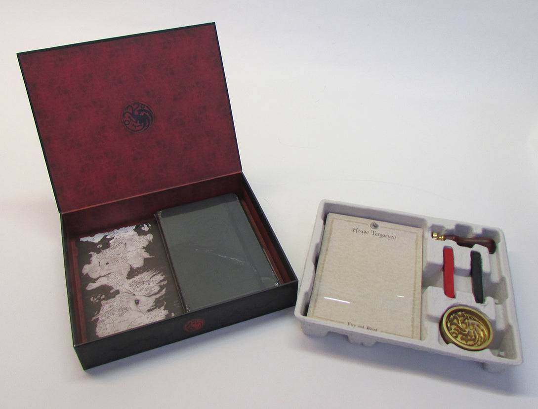 Game of Thrones: House Targaryen Deluxe Stationery Set - Olleke Wizarding Shop Amsterdam Brugge London