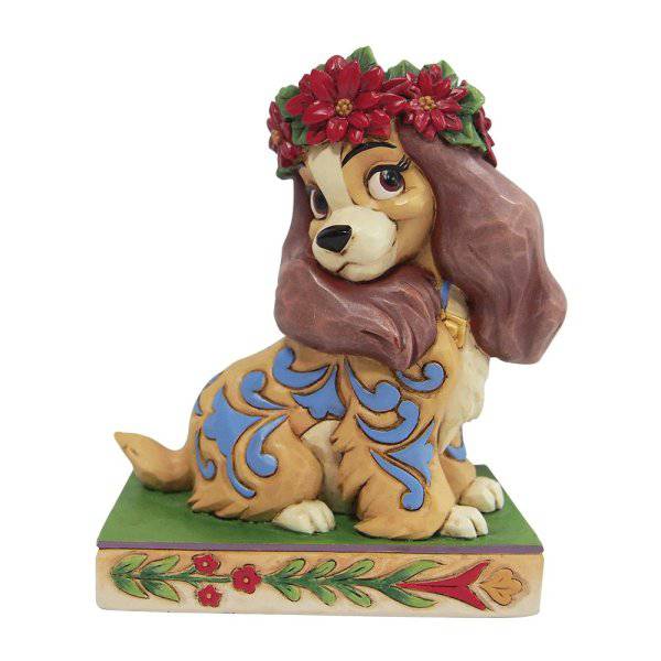 Christmas Lady Personality Pose Figurine - Olleke Wizarding Shop Amsterdam Brugge London