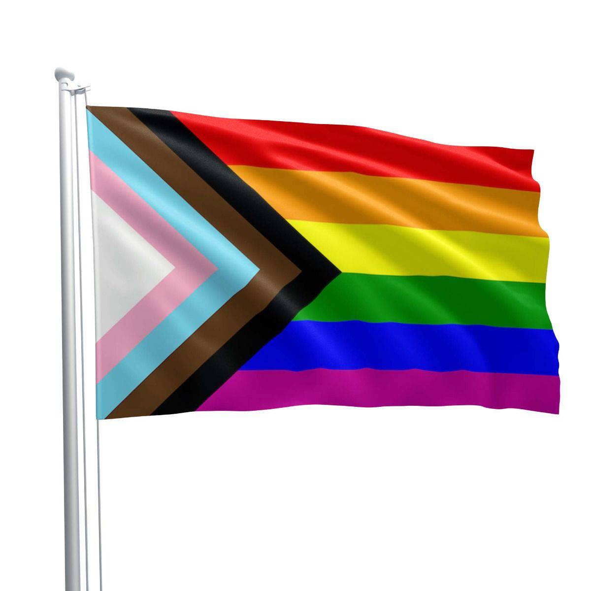 Progress Pride Flag - Olleke Wizarding Shop Amsterdam Brugge London