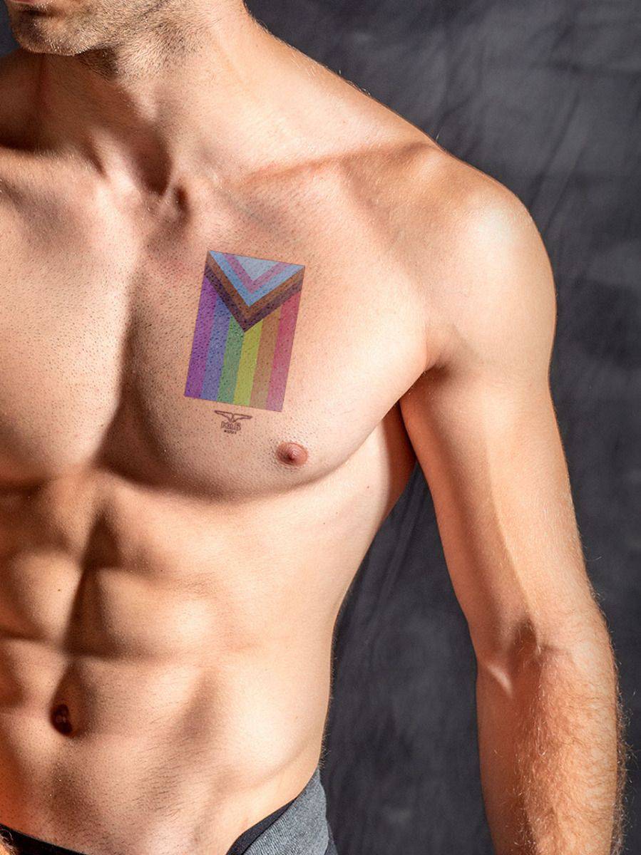 Temporary Tattoo Pride Flag - Olleke Wizarding Shop Amsterdam Brugge London