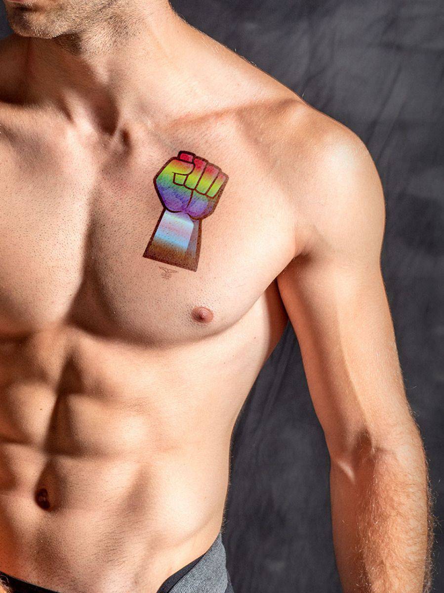 Temporary Tattoo Gay Force - Olleke Wizarding Shop Amsterdam Brugge London