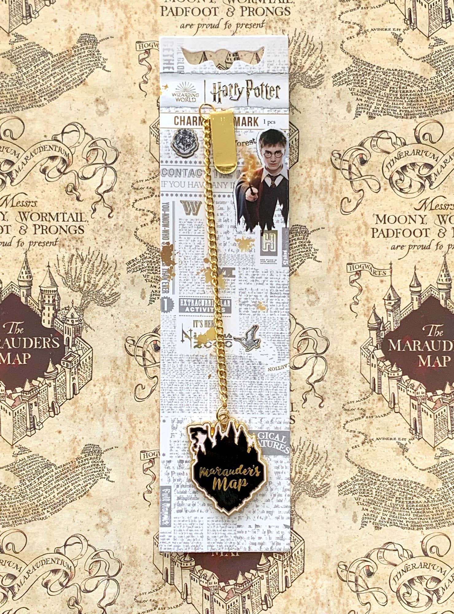 Harry Potter Bookmark - Marauder's Map - Olleke Wizarding Shop Amsterdam Brugge London