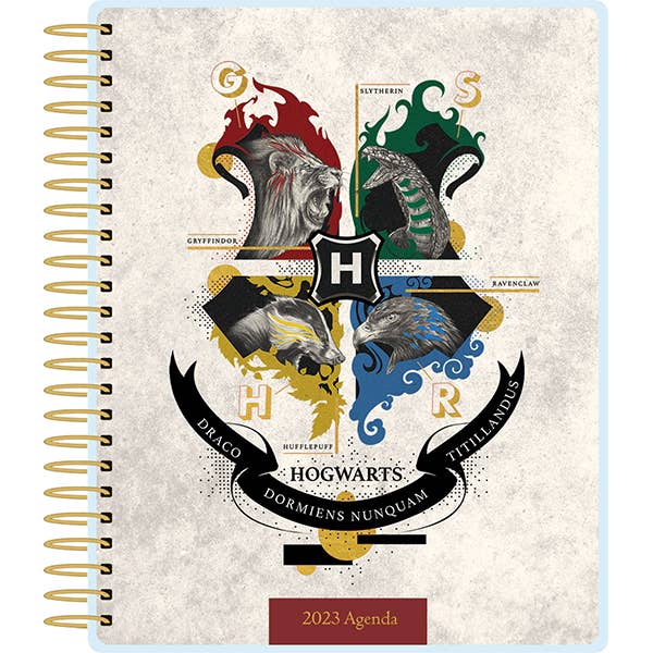 Vintage Hogwarts 12 Month Dated (2023) Planner - Olleke Wizarding Shop Amsterdam Brugge London