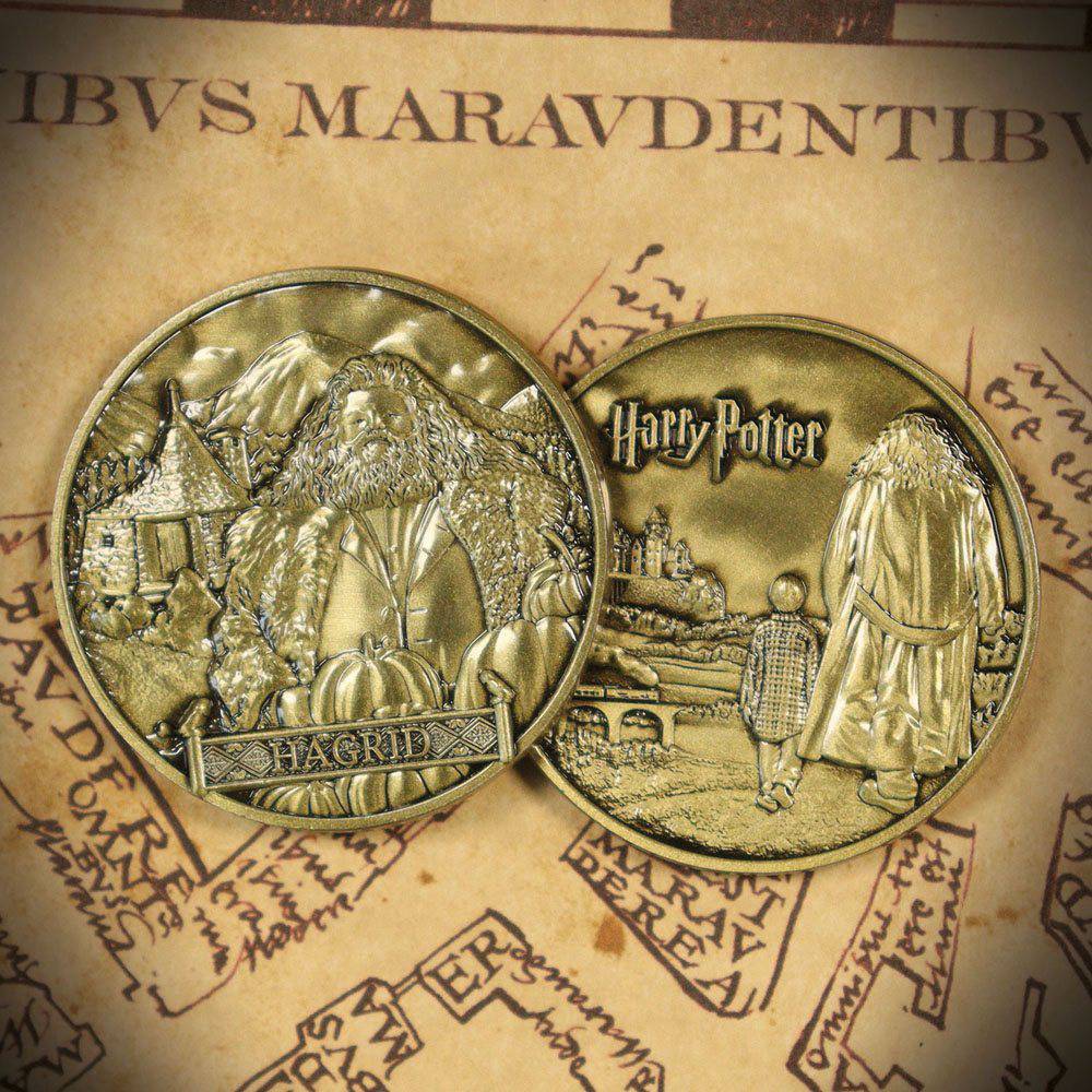 Harry Potter Collectable Coin Hagrid Limited Edition - Olleke Wizarding Shop Amsterdam Brugge London