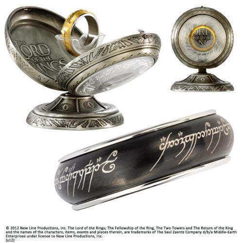 One Ring Spinning Stainless Steel - Black - Olleke Wizarding Shop Amsterdam Brugge London