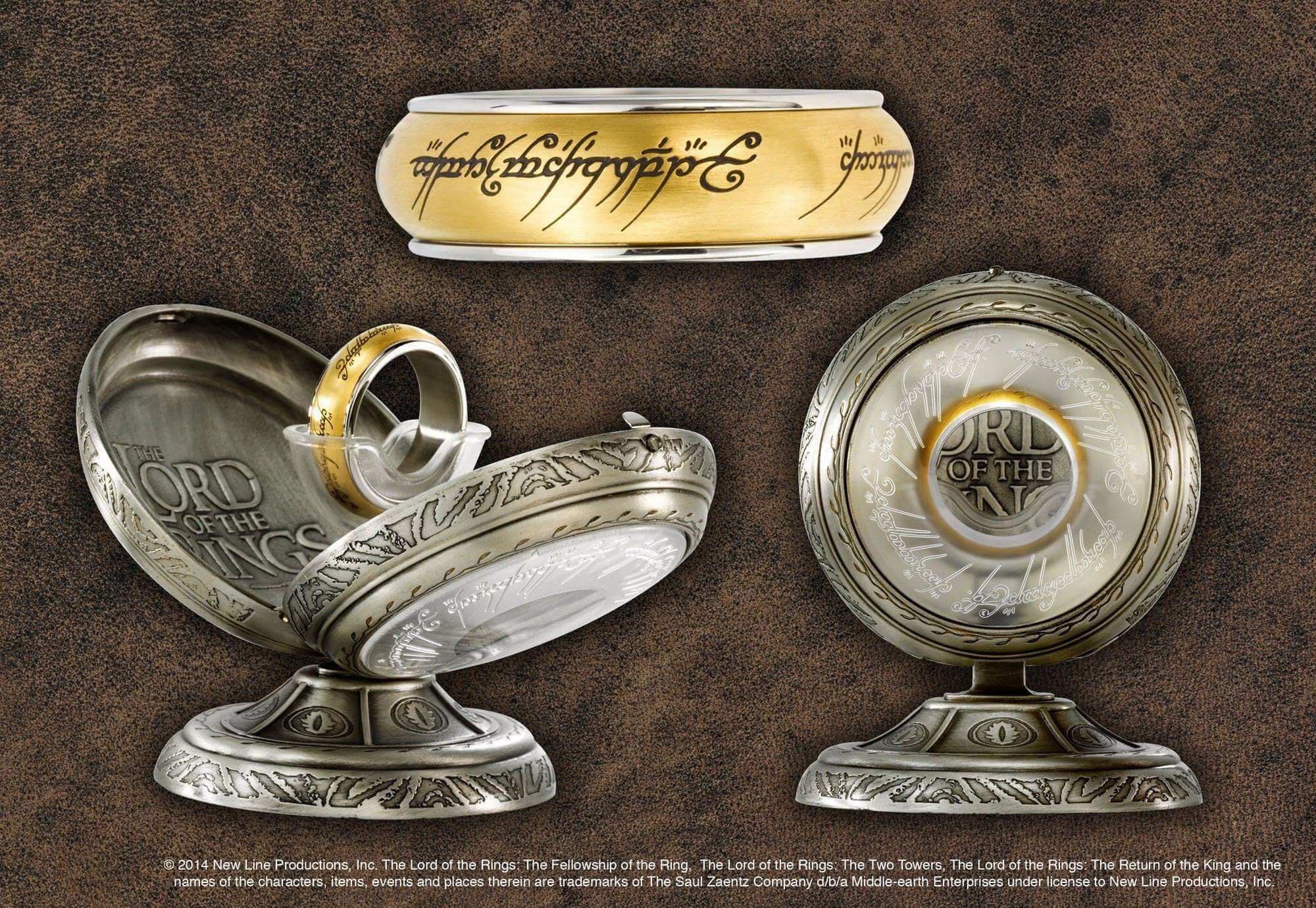 One Ring Spinning Stainless Steel - Gold - Olleke Wizarding Shop Amsterdam Brugge London