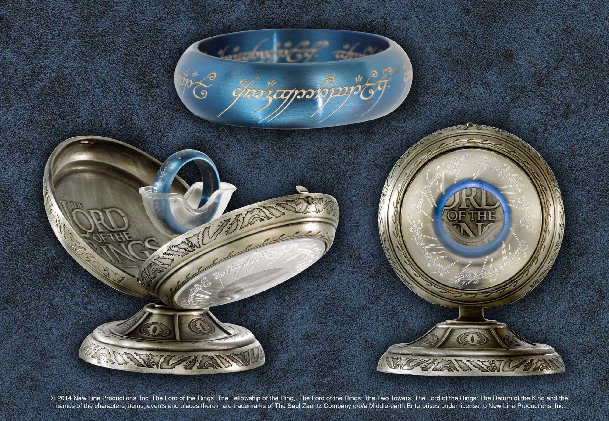 One Ring Stainless Steel - Blue - Olleke Wizarding Shop Amsterdam Brugge London