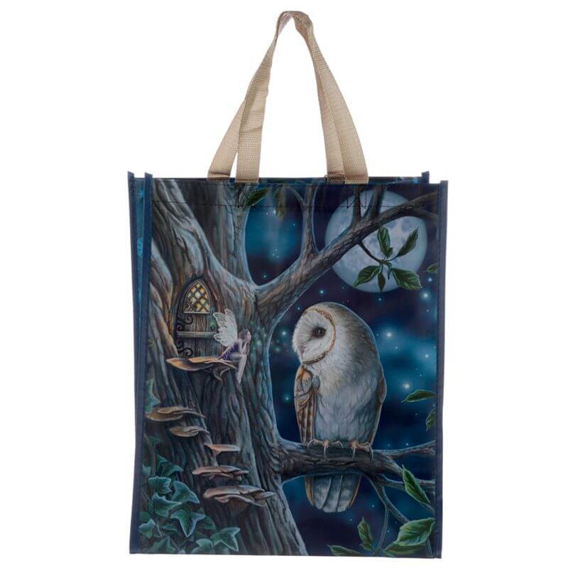 Owl and Fairy Shopping Bag - Olleke Wizarding Shop Amsterdam Brugge London