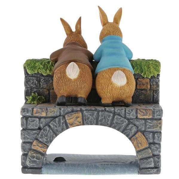 Peter & Benjamin Bunny on the Bridge Figurine - Olleke Wizarding Shop Amsterdam Brugge London