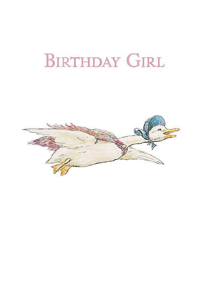 Peter Rabbit Card: Birthday Girl - Olleke Wizarding Shop Amsterdam Brugge London