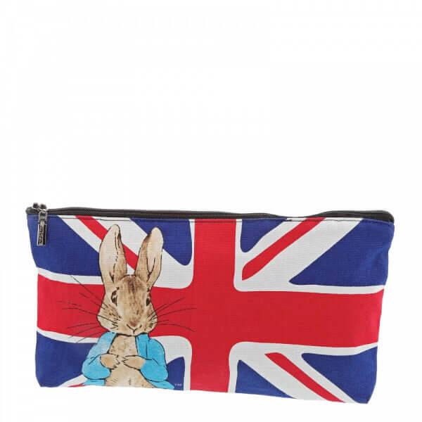 Peter Rabbit Union Jack Pencil Case - Olleke Wizarding Shop Amsterdam Brugge London