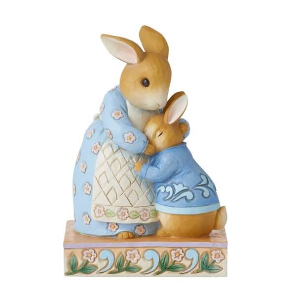 Peter Rabbit with Mrs Rabbit Figurine - Olleke Wizarding Shop Amsterdam Brugge London