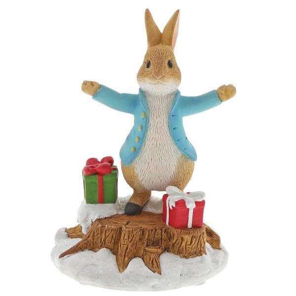 Peter Rabbit With Presents Figurine - Olleke Wizarding Shop Amsterdam Brugge London