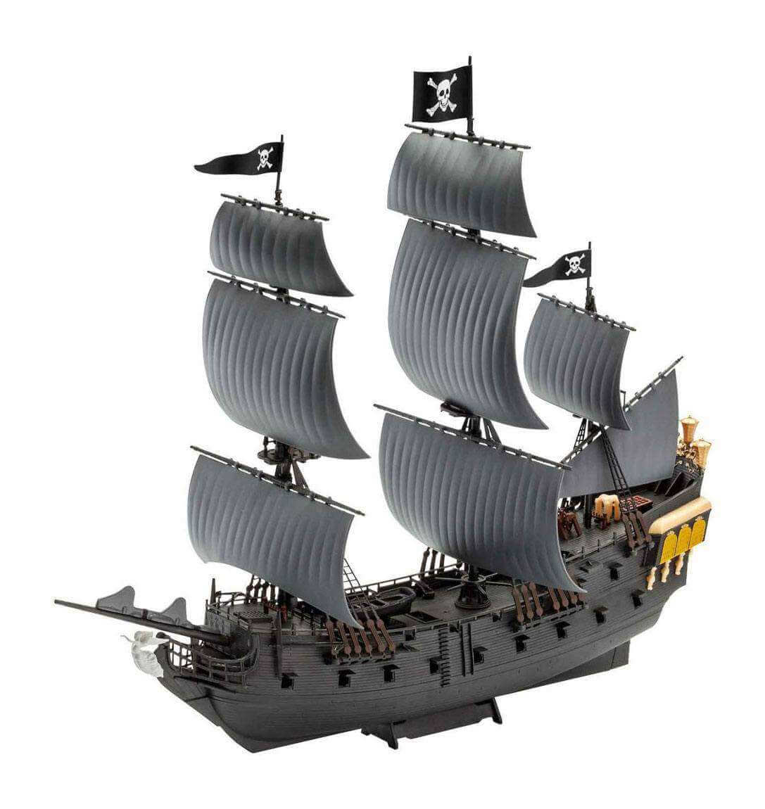 Pirates of the Caribbean Dead Men Tell No Tales Easy-Click Model Kit 1/150 Black Pearl 26 cm - Olleke Wizarding Shop Amsterdam Brugge London