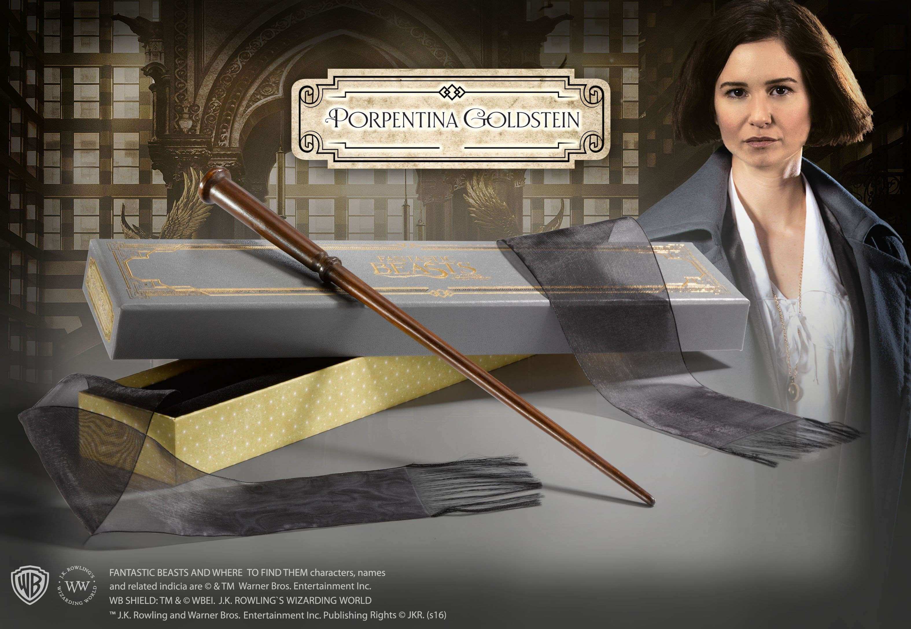 Porpentina Goldstein Wand in Collector’s Box - Olleke Wizarding Shop Amsterdam Brugge London