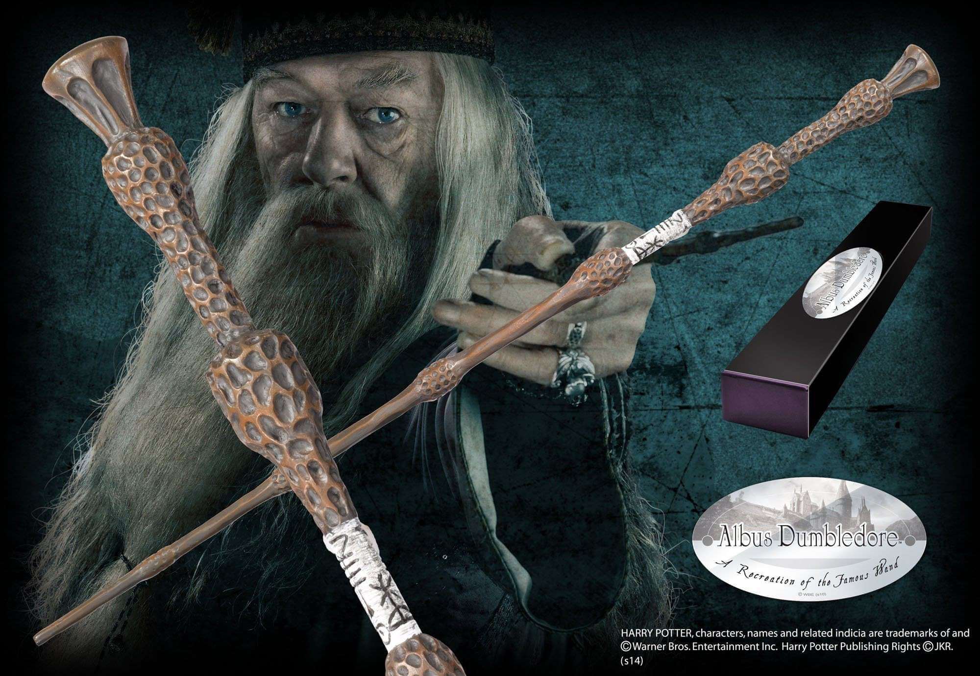 Professor Albus Dumbledore Character Wand - Olleke Wizarding Shop Amsterdam Brugge London