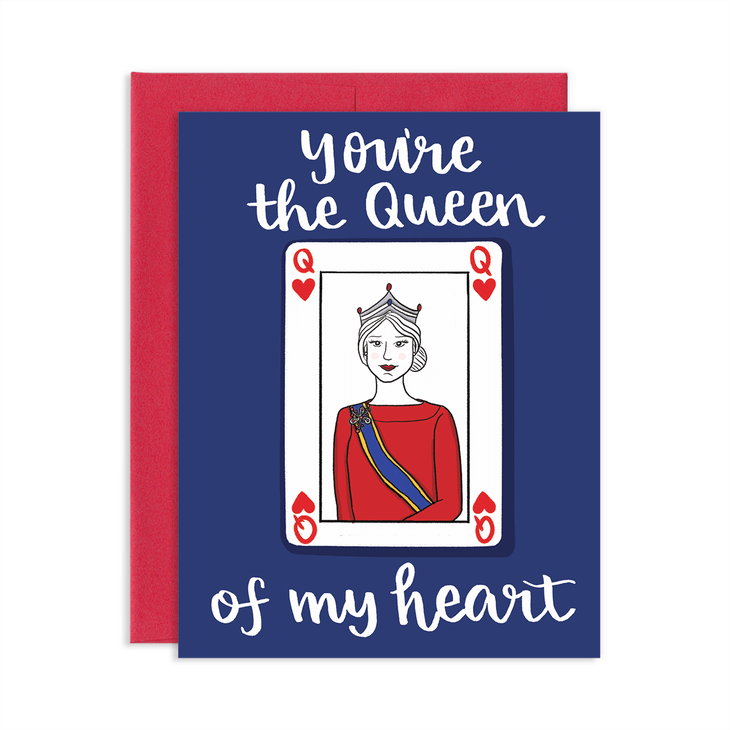 Queen of Hearts Card - Olleke Wizarding Shop Amsterdam Brugge London