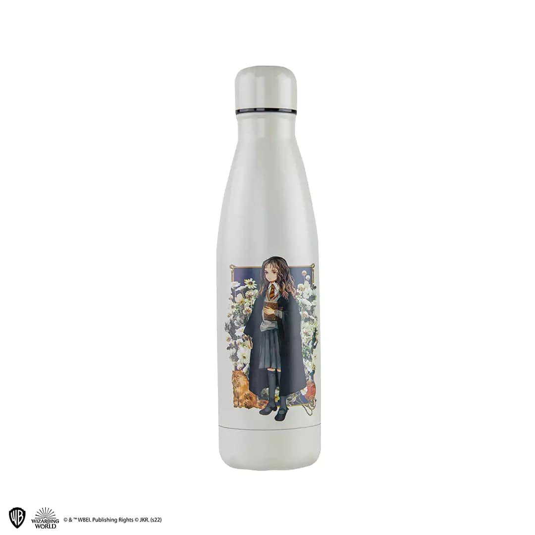 Harry Potter Metal Water Bottle Hermione Granger portrait - Olleke Wizarding Shop Amsterdam Brugge London