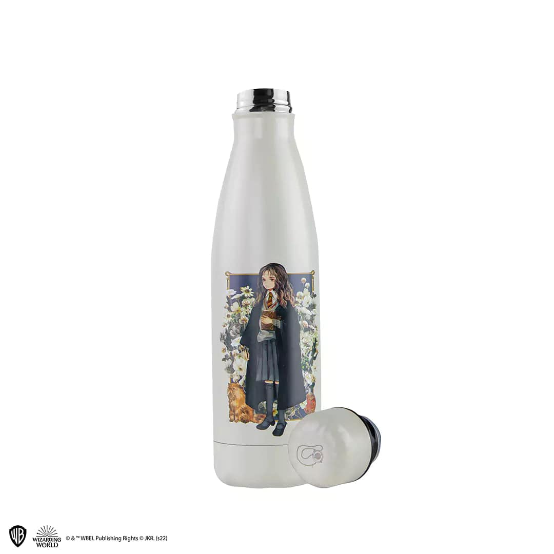 Harry Potter Metal Water Bottle Hermione Granger portrait - Olleke Wizarding Shop Amsterdam Brugge London