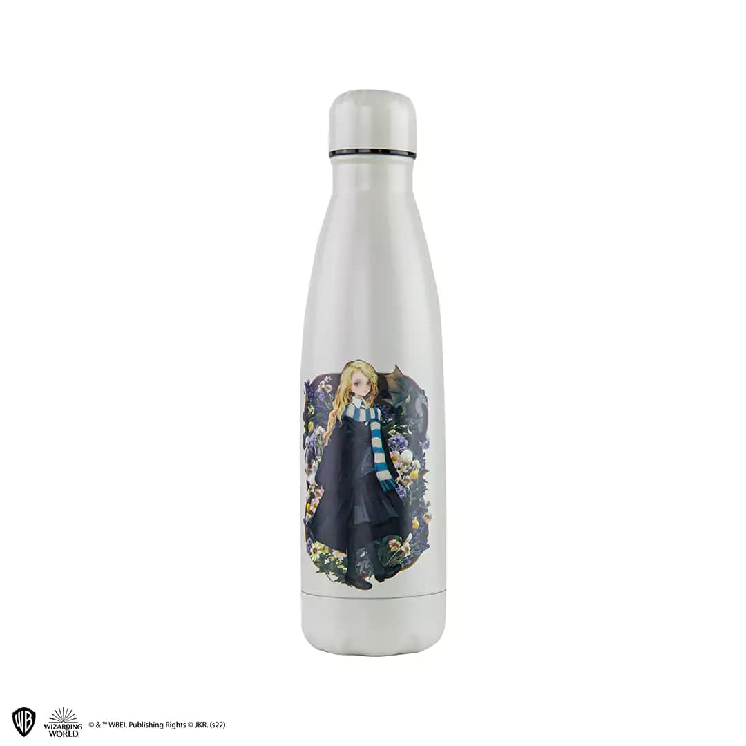 Harry Potter Metal Water Bottle Luna Lovegood portrait - Olleke Wizarding Shop Amsterdam Brugge London