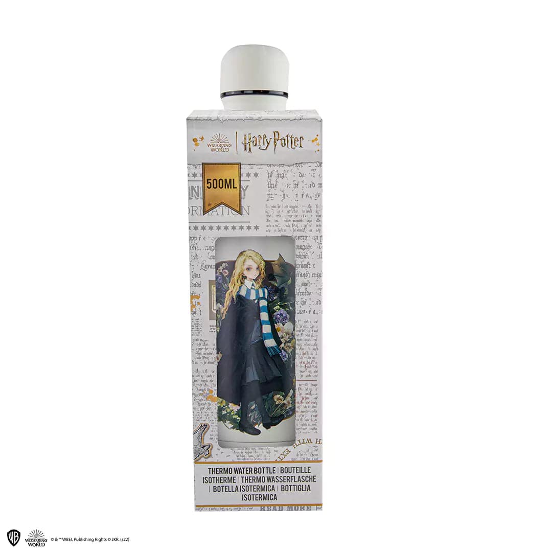 Harry Potter Metal Water Bottle Luna Lovegood portrait - Olleke Wizarding Shop Amsterdam Brugge London